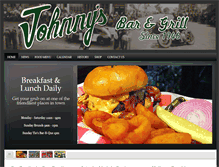 Tablet Screenshot of johnnysbarandgrill.com